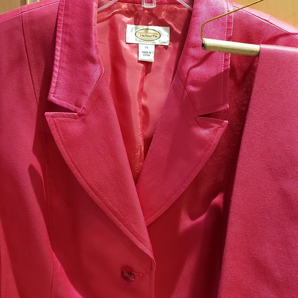 Talbots Pink dress pant suit